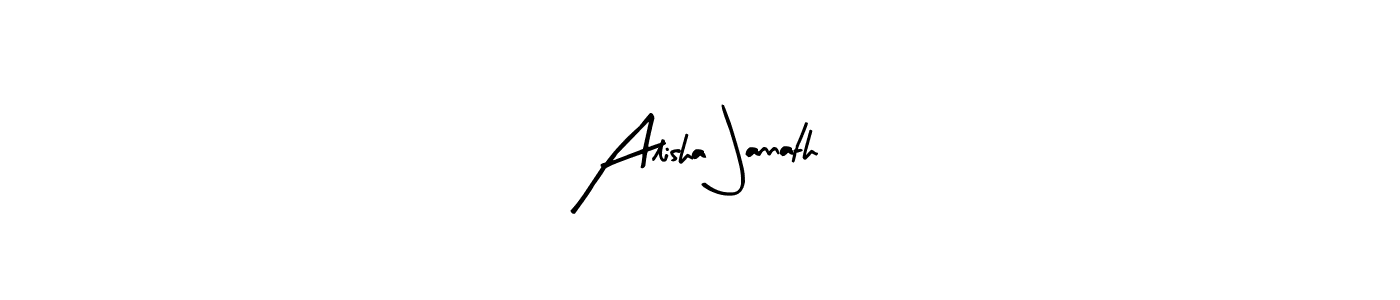 Here are the top 10 professional signature styles for the name Alisha Jannath. These are the best autograph styles you can use for your name. Alisha Jannath signature style 8 images and pictures png