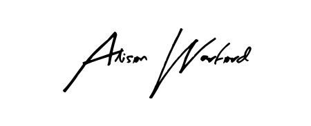 Once you've used our free online signature maker to create your best signature Arty Signature style, it's time to enjoy signing your documents with Alison Warford name. Alison Warford signature style 8 images and pictures png