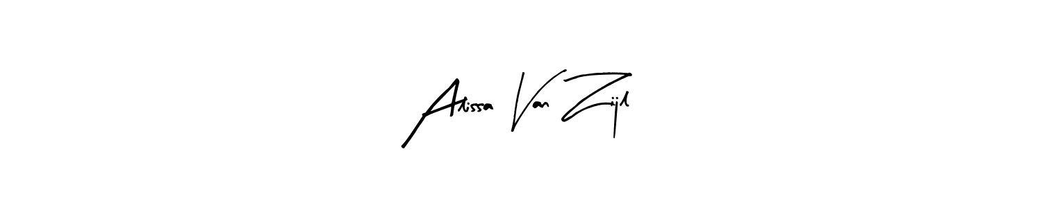 Make a beautiful signature design for name Alissa Van Zijl. With this signature (Arty Signature) style, you can create a handwritten signature for free. Alissa Van Zijl signature style 8 images and pictures png