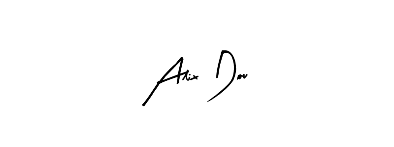 Also we have Alix Dou name is the best signature style. Create professional handwritten signature collection using Arty Signature autograph style. Alix Dou signature style 8 images and pictures png