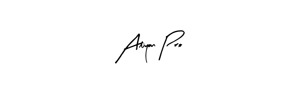 It looks lik you need a new signature style for name Aliyan Pro. Design unique handwritten (Arty Signature) signature with our free signature maker in just a few clicks. Aliyan Pro signature style 8 images and pictures png