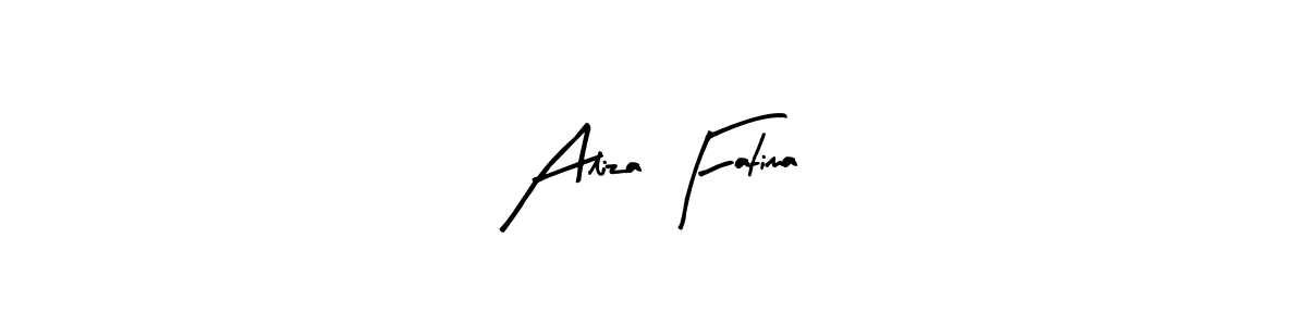 Create a beautiful signature design for name Aliza Fatima. With this signature (Arty Signature) fonts, you can make a handwritten signature for free. Aliza Fatima signature style 8 images and pictures png