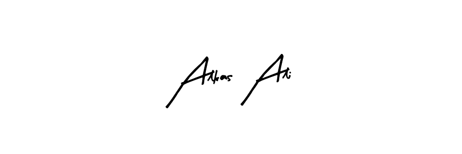 Similarly Arty Signature is the best handwritten signature design. Signature creator online .You can use it as an online autograph creator for name Alkas Ali. Alkas Ali signature style 8 images and pictures png