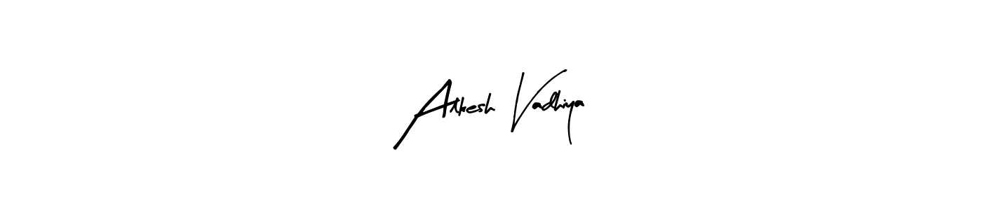 Also You can easily find your signature by using the search form. We will create Alkesh Vadhiya name handwritten signature images for you free of cost using Arty Signature sign style. Alkesh Vadhiya signature style 8 images and pictures png
