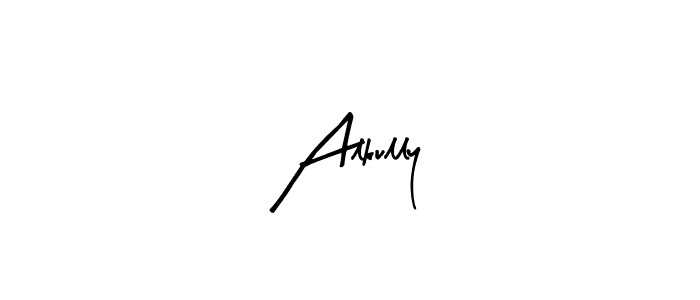 Alkully stylish signature style. Best Handwritten Sign (Arty Signature) for my name. Handwritten Signature Collection Ideas for my name Alkully. Alkully signature style 8 images and pictures png