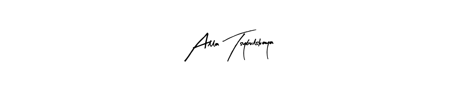 Make a short Alla Tsybulskaya signature style. Manage your documents anywhere anytime using Arty Signature. Create and add eSignatures, submit forms, share and send files easily. Alla Tsybulskaya signature style 8 images and pictures png
