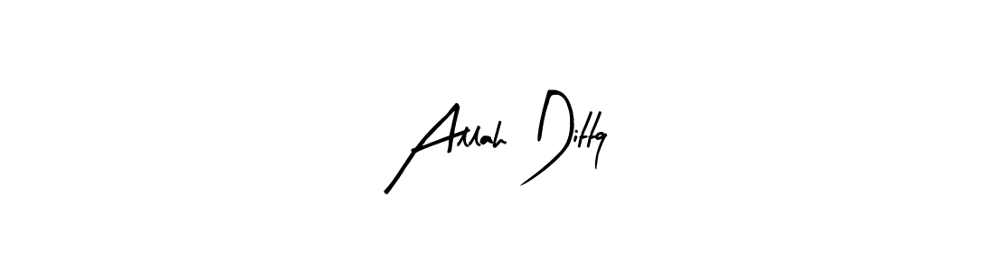 You can use this online signature creator to create a handwritten signature for the name Allah Dittq. This is the best online autograph maker. Allah Dittq signature style 8 images and pictures png