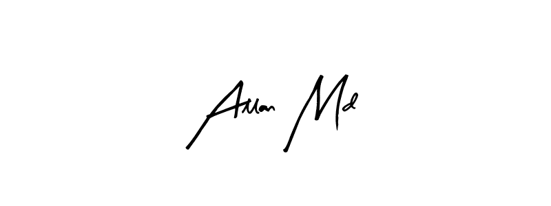 if you are searching for the best signature style for your name Allan Md. so please give up your signature search. here we have designed multiple signature styles  using Arty Signature. Allan Md signature style 8 images and pictures png