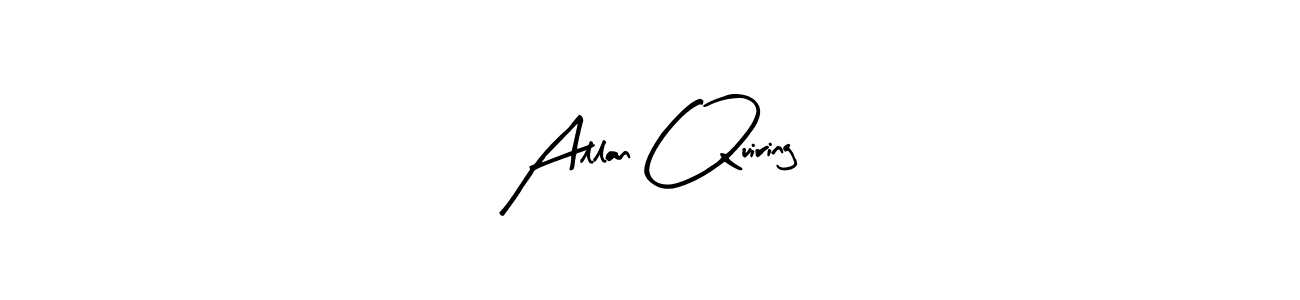 Once you've used our free online signature maker to create your best signature Arty Signature style, it's time to enjoy all of the benefits that Allan Quiring name signing documents. Allan Quiring signature style 8 images and pictures png