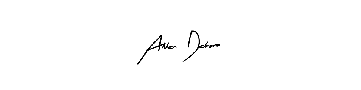 Use a signature maker to create a handwritten signature online. With this signature software, you can design (Arty Signature) your own signature for name Allen Debora. Allen Debora signature style 8 images and pictures png