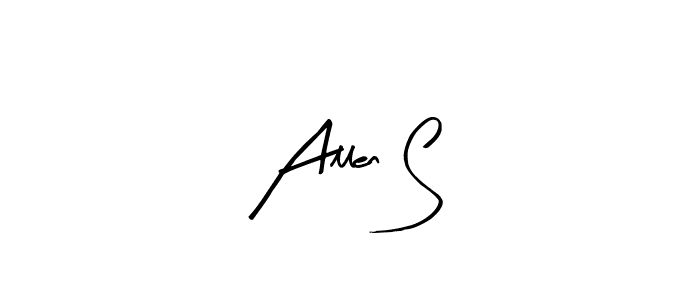 Make a beautiful signature design for name Allen S. Use this online signature maker to create a handwritten signature for free. Allen S signature style 8 images and pictures png