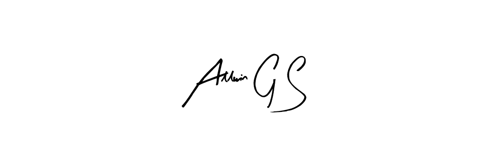How to make Allwin G S signature? Arty Signature is a professional autograph style. Create handwritten signature for Allwin G S name. Allwin G S signature style 8 images and pictures png