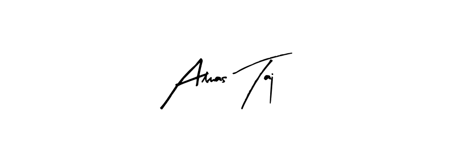 if you are searching for the best signature style for your name Almas Taj. so please give up your signature search. here we have designed multiple signature styles  using Arty Signature. Almas Taj signature style 8 images and pictures png