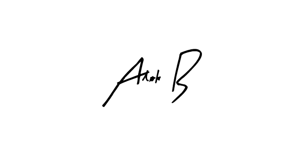 if you are searching for the best signature style for your name Alok B. so please give up your signature search. here we have designed multiple signature styles  using Arty Signature. Alok B signature style 8 images and pictures png
