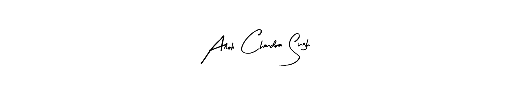Use a signature maker to create a handwritten signature online. With this signature software, you can design (Arty Signature) your own signature for name Alok Chandra Singh. Alok Chandra Singh signature style 8 images and pictures png
