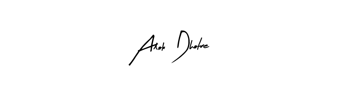 Make a beautiful signature design for name Alok Dhotre. Use this online signature maker to create a handwritten signature for free. Alok Dhotre signature style 8 images and pictures png