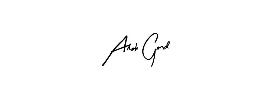 Make a beautiful signature design for name Alok Gond. Use this online signature maker to create a handwritten signature for free. Alok Gond signature style 8 images and pictures png
