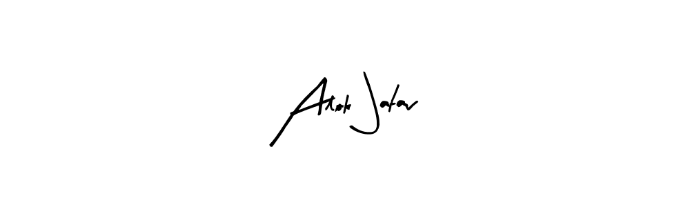 Design your own signature with our free online signature maker. With this signature software, you can create a handwritten (Arty Signature) signature for name Alok Jatav. Alok Jatav signature style 8 images and pictures png