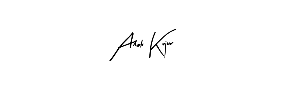 The best way (Arty Signature) to make a short signature is to pick only two or three words in your name. The name Alok Kujur include a total of six letters. For converting this name. Alok Kujur signature style 8 images and pictures png