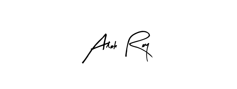 Make a beautiful signature design for name Alok Roy. With this signature (Arty Signature) style, you can create a handwritten signature for free. Alok Roy signature style 8 images and pictures png