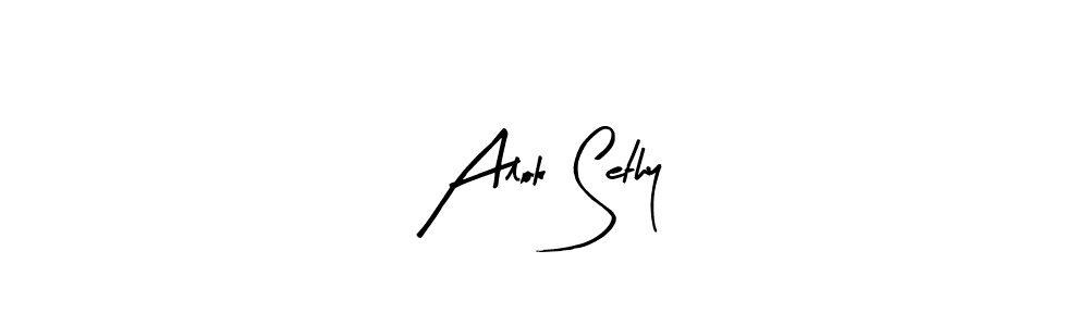 You should practise on your own different ways (Arty Signature) to write your name (Alok Sethy) in signature. don't let someone else do it for you. Alok Sethy signature style 8 images and pictures png