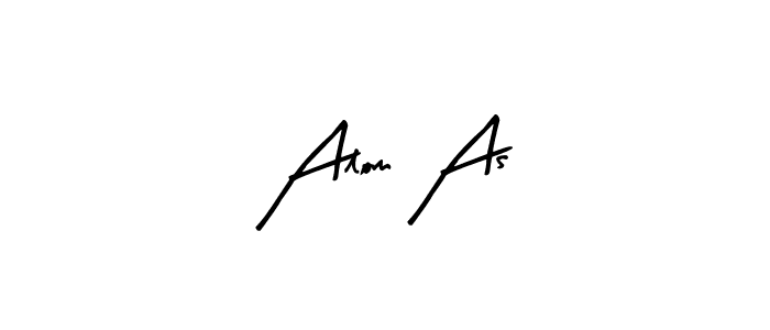 Also we have Alom As name is the best signature style. Create professional handwritten signature collection using Arty Signature autograph style. Alom As signature style 8 images and pictures png