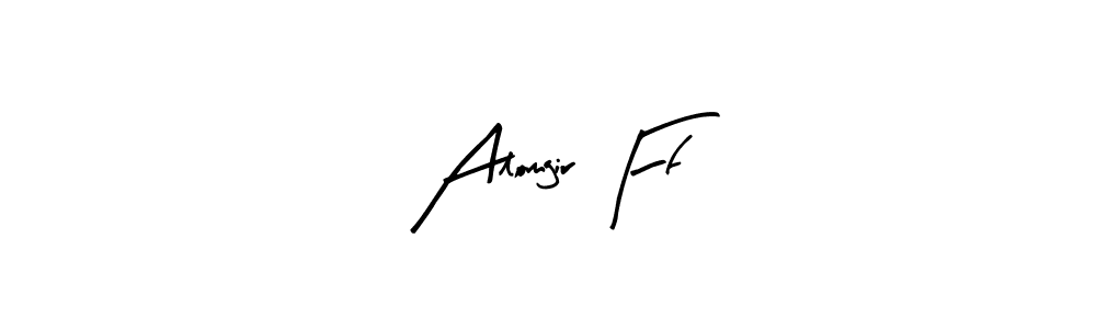 How to make Alomgir Ff name signature. Use Arty Signature style for creating short signs online. This is the latest handwritten sign. Alomgir Ff signature style 8 images and pictures png