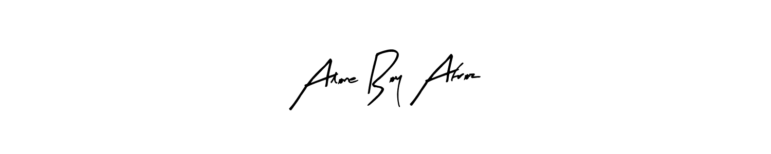 Create a beautiful signature design for name Alone Boy Afroz. With this signature (Arty Signature) fonts, you can make a handwritten signature for free. Alone Boy Afroz signature style 8 images and pictures png