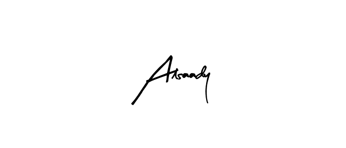 You can use this online signature creator to create a handwritten signature for the name Alsaady. This is the best online autograph maker. Alsaady signature style 8 images and pictures png