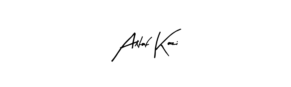 The best way (Arty Signature) to make a short signature is to pick only two or three words in your name. The name Altaf Kazi include a total of six letters. For converting this name. Altaf Kazi signature style 8 images and pictures png