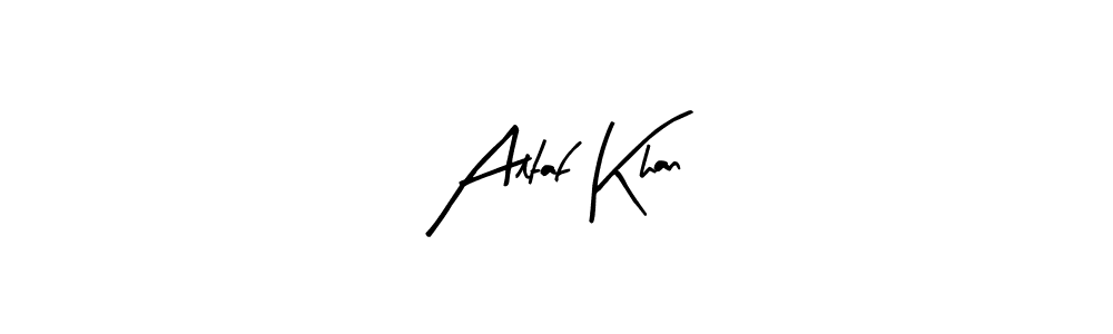 How to make Altaf Khan name signature. Use Arty Signature style for creating short signs online. This is the latest handwritten sign. Altaf Khan signature style 8 images and pictures png