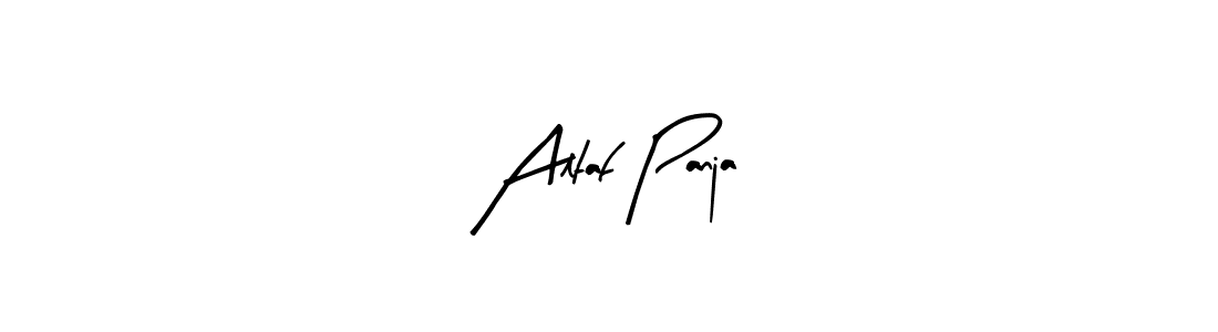 The best way (Arty Signature) to make a short signature is to pick only two or three words in your name. The name Altaf Panja include a total of six letters. For converting this name. Altaf Panja signature style 8 images and pictures png
