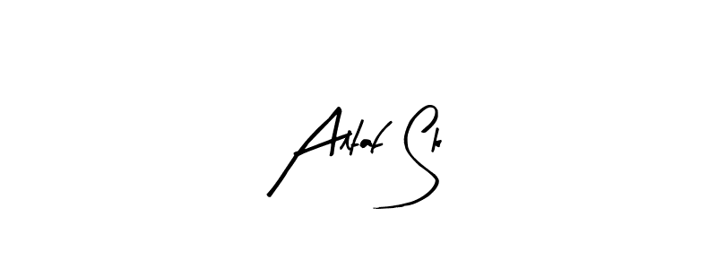 Use a signature maker to create a handwritten signature online. With this signature software, you can design (Arty Signature) your own signature for name Altaf Sk. Altaf Sk signature style 8 images and pictures png