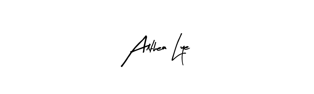 Make a beautiful signature design for name Althea Lye. With this signature (Arty Signature) style, you can create a handwritten signature for free. Althea Lye signature style 8 images and pictures png