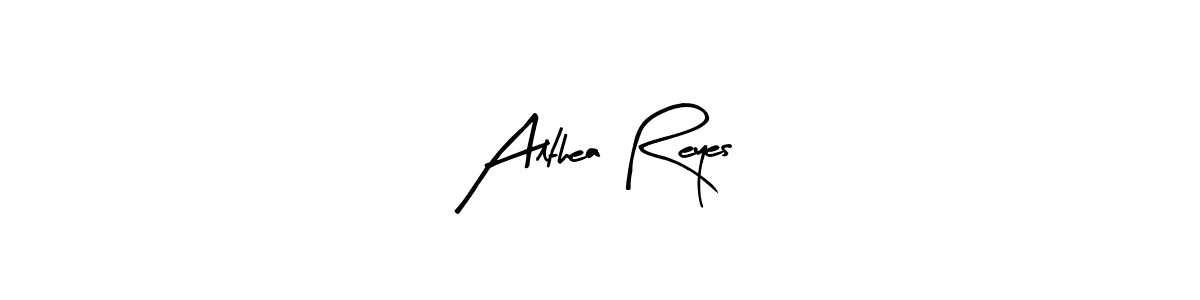 The best way (Arty Signature) to make a short signature is to pick only two or three words in your name. The name Althea Reyes include a total of six letters. For converting this name. Althea Reyes signature style 8 images and pictures png