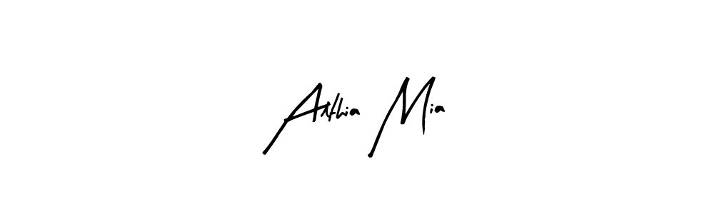 Here are the top 10 professional signature styles for the name Althia Mia. These are the best autograph styles you can use for your name. Althia Mia signature style 8 images and pictures png
