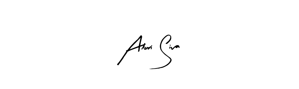 The best way (Arty Signature) to make a short signature is to pick only two or three words in your name. The name Aluri Siva include a total of six letters. For converting this name. Aluri Siva signature style 8 images and pictures png