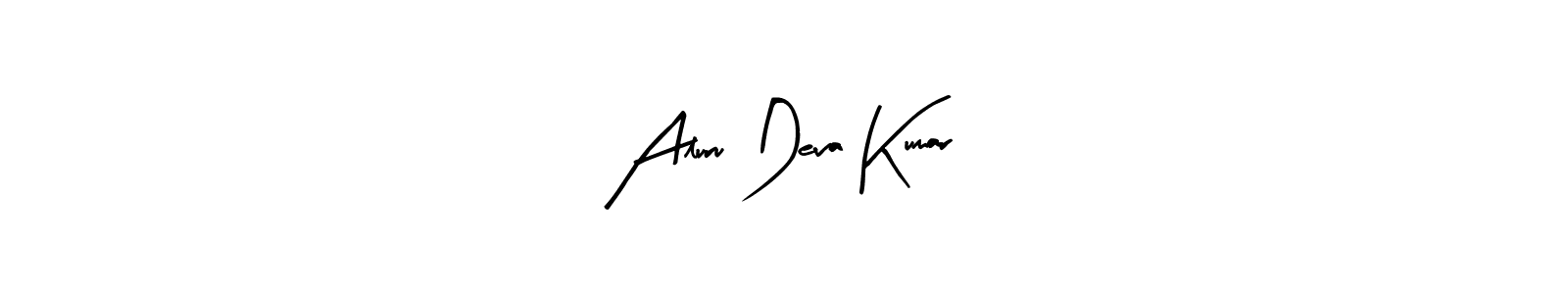 You should practise on your own different ways (Arty Signature) to write your name (Aluru Deva Kumar) in signature. don't let someone else do it for you. Aluru Deva Kumar signature style 8 images and pictures png