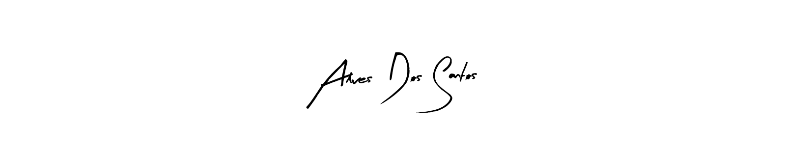Also You can easily find your signature by using the search form. We will create Alves Dos Santos name handwritten signature images for you free of cost using Arty Signature sign style. Alves Dos Santos signature style 8 images and pictures png
