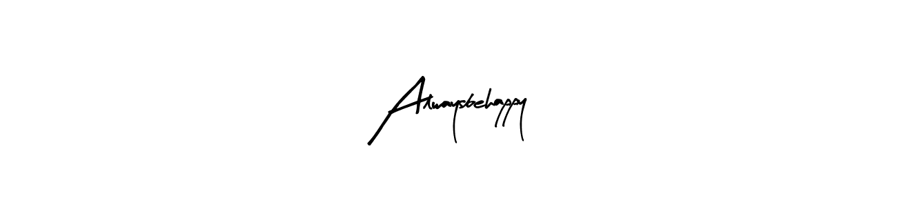 How to make Alwaysbehappy name signature. Use Arty Signature style for creating short signs online. This is the latest handwritten sign. Alwaysbehappy signature style 8 images and pictures png