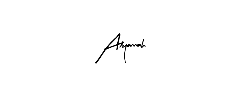 Use a signature maker to create a handwritten signature online. With this signature software, you can design (Arty Signature) your own signature for name Alyannah. Alyannah signature style 8 images and pictures png