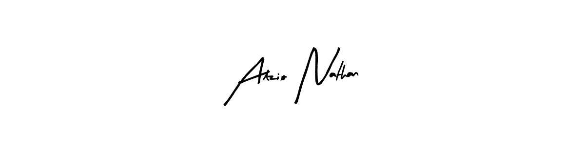 Alzio Nathan stylish signature style. Best Handwritten Sign (Arty Signature) for my name. Handwritten Signature Collection Ideas for my name Alzio Nathan. Alzio Nathan signature style 8 images and pictures png
