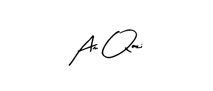 Also You can easily find your signature by using the search form. We will create Am Qazi name handwritten signature images for you free of cost using Arty Signature sign style. Am Qazi signature style 8 images and pictures png