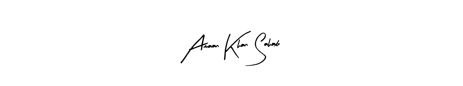 if you are searching for the best signature style for your name Amaan Khan Sahab. so please give up your signature search. here we have designed multiple signature styles  using Arty Signature. Amaan Khan Sahab signature style 8 images and pictures png