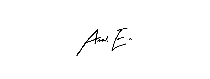 Amal E.n stylish signature style. Best Handwritten Sign (Arty Signature) for my name. Handwritten Signature Collection Ideas for my name Amal E.n. Amal E.n signature style 8 images and pictures png