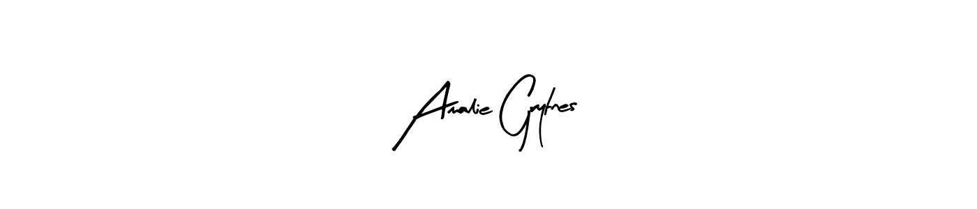 Make a beautiful signature design for name Amalie Grytnes. With this signature (Arty Signature) style, you can create a handwritten signature for free. Amalie Grytnes signature style 8 images and pictures png