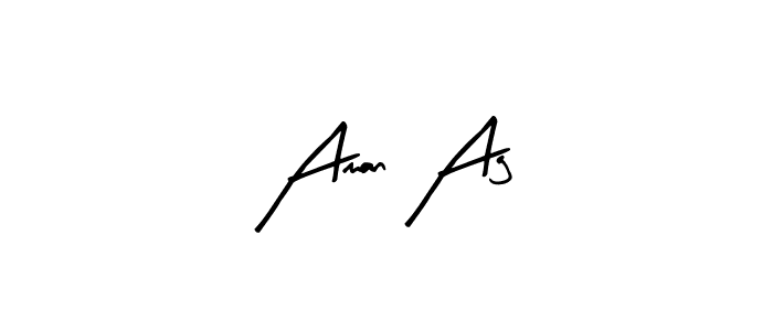 This is the best signature style for the Aman Ag name. Also you like these signature font (Arty Signature). Mix name signature. Aman Ag signature style 8 images and pictures png