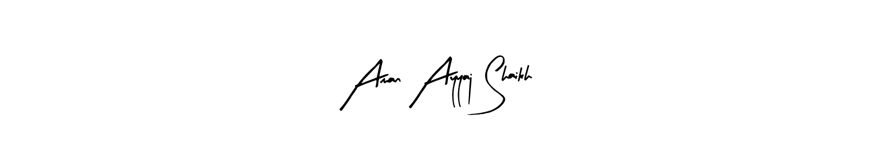 Also we have Aman Ayyaj Shaikh name is the best signature style. Create professional handwritten signature collection using Arty Signature autograph style. Aman Ayyaj Shaikh signature style 8 images and pictures png