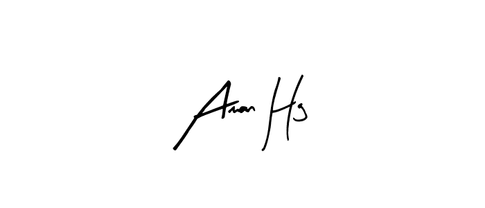 Also we have Aman Hg name is the best signature style. Create professional handwritten signature collection using Arty Signature autograph style. Aman Hg signature style 8 images and pictures png