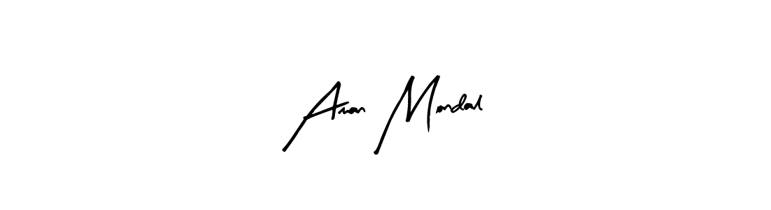 This is the best signature style for the Aman Mondal name. Also you like these signature font (Arty Signature). Mix name signature. Aman Mondal signature style 8 images and pictures png